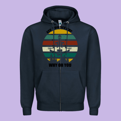 Eff You See Kay Why Oh You Zipper Hoodie Designed By Bettercallsaul