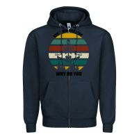 Navy Eff You See Kay Why Oh You Zipper Hoodie - Bettercallsaul