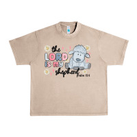 French Oak the lord is my shepherd Urban Heavy Tee - MaliasSmallBusiness