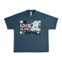 Midnight Navy the lord is my shepherd Urban Heavy Tee - MaliasSmallBusiness