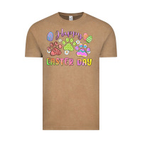 Vintage Coffee happy easter day paws Vintage Tee - MaliasSmallBusiness