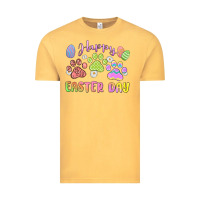 Vintage Mustard happy easter day paws Vintage Tee - MaliasSmallBusiness