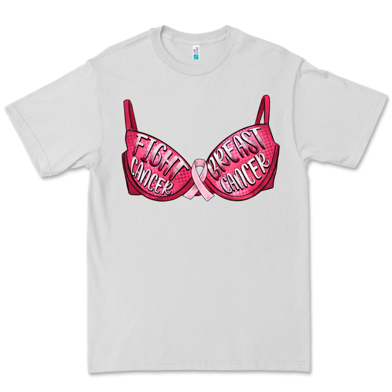 Fight Cancer Breast Cancer Bra Premium Tee by Artiststas | Teevron