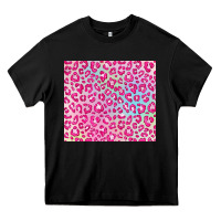 Black pink leopard glitter Heavy Core Tee - JahusDesignShop