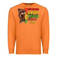 Carrot juneteenth breaking every chain since 1865 woman f Premium Sweatshirt - CowGirlArtShop
