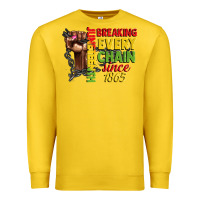 Lemon juneteenth breaking every chain since 1865 woman f Premium Sweatshirt - CowGirlArtShop