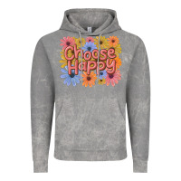 Cloud Rock choose happy Vintage Hoodie - MaliasSmallBusiness