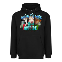 Black heifers its cold outside Heavyweight Hoodie - CowGirlArtShop