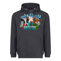 Smoke heifers its cold outside Heavyweight Hoodie - CowGirlArtShop