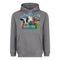 Storm heifers its cold outside Heavyweight Hoodie - CowGirlArtShop