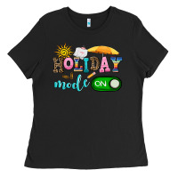 Black holiday mode on Ladies Tee - AdoDesignShop