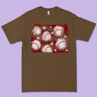 Baseball Christmas Background Premium Tee Designed By Adodesignshop