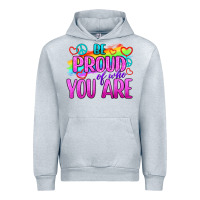 Heather Grey Be Proud Of Who You Are Urban Hoodie - BundleAndBundleShop