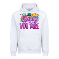 White Be Proud Of Who You Are Urban Hoodie - BundleAndBundleShop