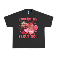 Pigment Black concha see te amo  i love you Urban Heavy Tee - MaliasSmallBusiness