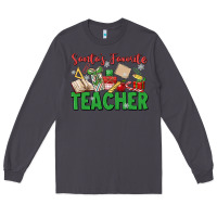 Smoke santa's favorite teacher Long Sleeve Tee - MaliasSmallBusiness