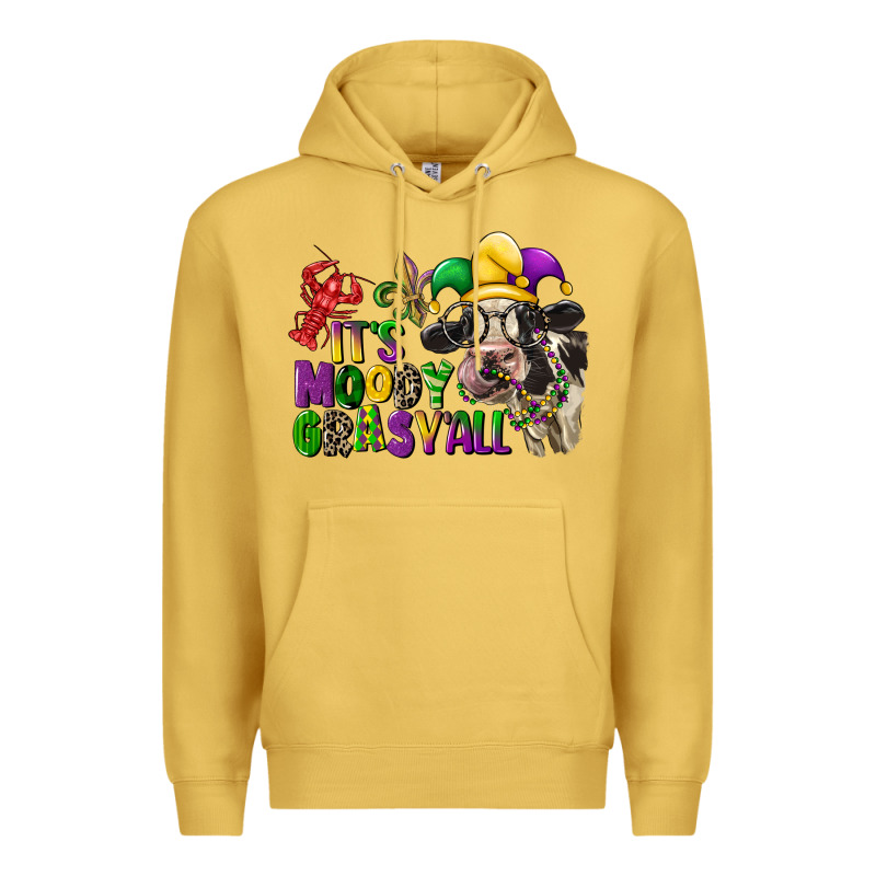 Its Moody Gras Yall Premium Hoodie by CowGirlArtShop | Teevron