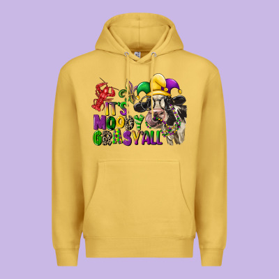 Its Moody Gras Yall Premium Hoodie Designed By Cowgirlartshop