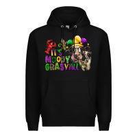 Black its moody gras yall Premium Hoodie - CowGirlArtShop