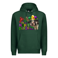 Sports Green its moody gras yall Premium Hoodie - CowGirlArtShop