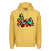 Antique Gold christmas turkey Premium Hoodie - JahusDesignShop