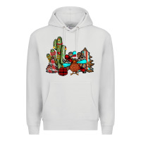 Dove Grey christmas turkey Premium Hoodie - JahusDesignShop