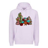 Lilac christmas turkey Premium Hoodie - JahusDesignShop