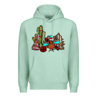 Seafoam christmas turkey Premium Hoodie - JahusDesignShop