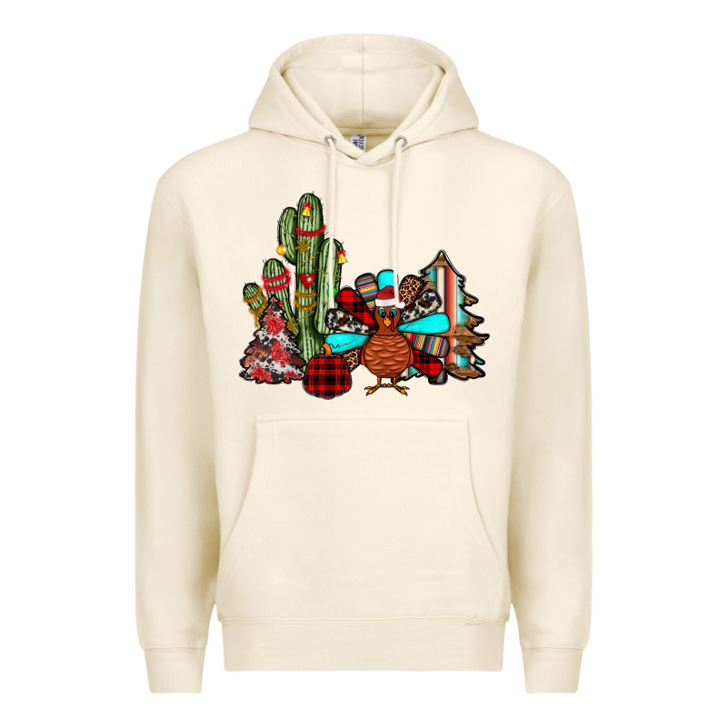 Christmas Turkey Premium Hoodie by JahusDesignShop | Teevron