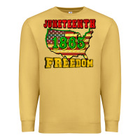 Antique Gold juneteenth 1865 freedom Premium Sweatshirt - CowGirlArtShop