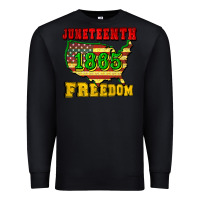 Black juneteenth 1865 freedom Premium Sweatshirt - CowGirlArtShop