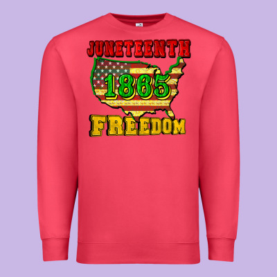 Juneteenth 1865 Freedom Premium Sweatshirt Designed By Cowgirlartshop