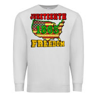 Dove Grey juneteenth 1865 freedom Premium Sweatshirt - CowGirlArtShop