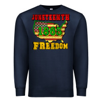 Navy juneteenth 1865 freedom Premium Sweatshirt - CowGirlArtShop