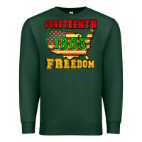 Sports Green juneteenth 1865 freedom Premium Sweatshirt - CowGirlArtShop