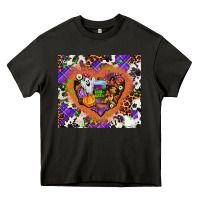 Asphalt halloween heart Heavy Core Tee - AdoDesignShop