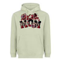 Matcha cheer mom  maroon Heavyweight Hoodie - CowGirlArtShop