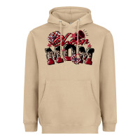 Mushroom cheer mom  maroon Heavyweight Hoodie - CowGirlArtShop