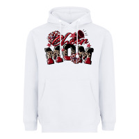 White cheer mom  maroon Heavyweight Hoodie - CowGirlArtShop