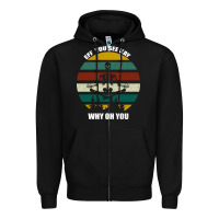 Black Eff You See Kay Why Oh You Zipper Hoodie - Bettercallsaul