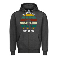 Charcoal Heather Eff You See Kay Why Oh You Zipper Hoodie - Bettercallsaul