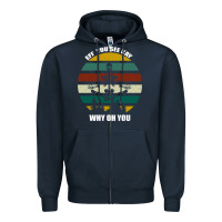 Navy Eff You See Kay Why Oh You Zipper Hoodie - Bettercallsaul