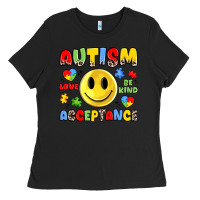 Black autism acceptance Ladies Tee - JahusDesignShop