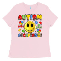 Bubblegum Pink autism acceptance Ladies Tee - JahusDesignShop