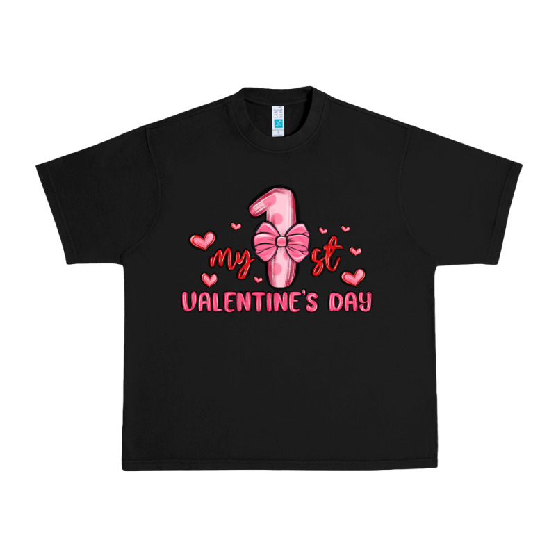 My First Valentines Day Urban Heavy Tee by MaliasSmallBusiness | Teevron