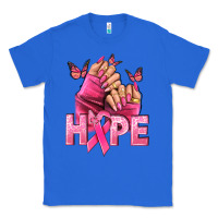 True Royal Hope Breast Cancer Caucasian hand nails Classic Tee - NancyCooperArtShop