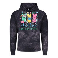 Cloud Black chillin with my peeps Vintage Hoodie - MaliasSmallBusiness