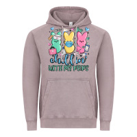 Vintage Zinc chillin with my peeps Vintage Hoodie - MaliasSmallBusiness