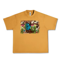 Peanut Butter cactus boot background Urban Heavy Tee - AdoDesignShop