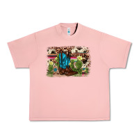 Salmon cactus boot background Urban Heavy Tee - AdoDesignShop